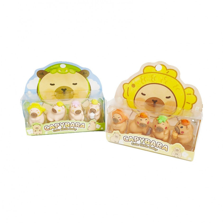Set Borrador Capibara (4 Piezas)