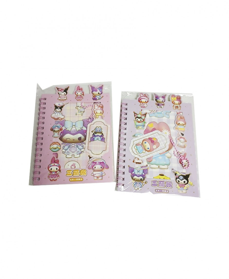 Cuaderno Sanrio, capiabara  con stickers
