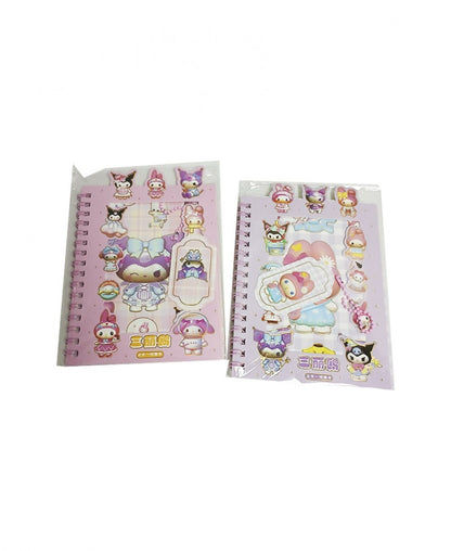 Cuaderno Sanrio, capiabara  con stickers