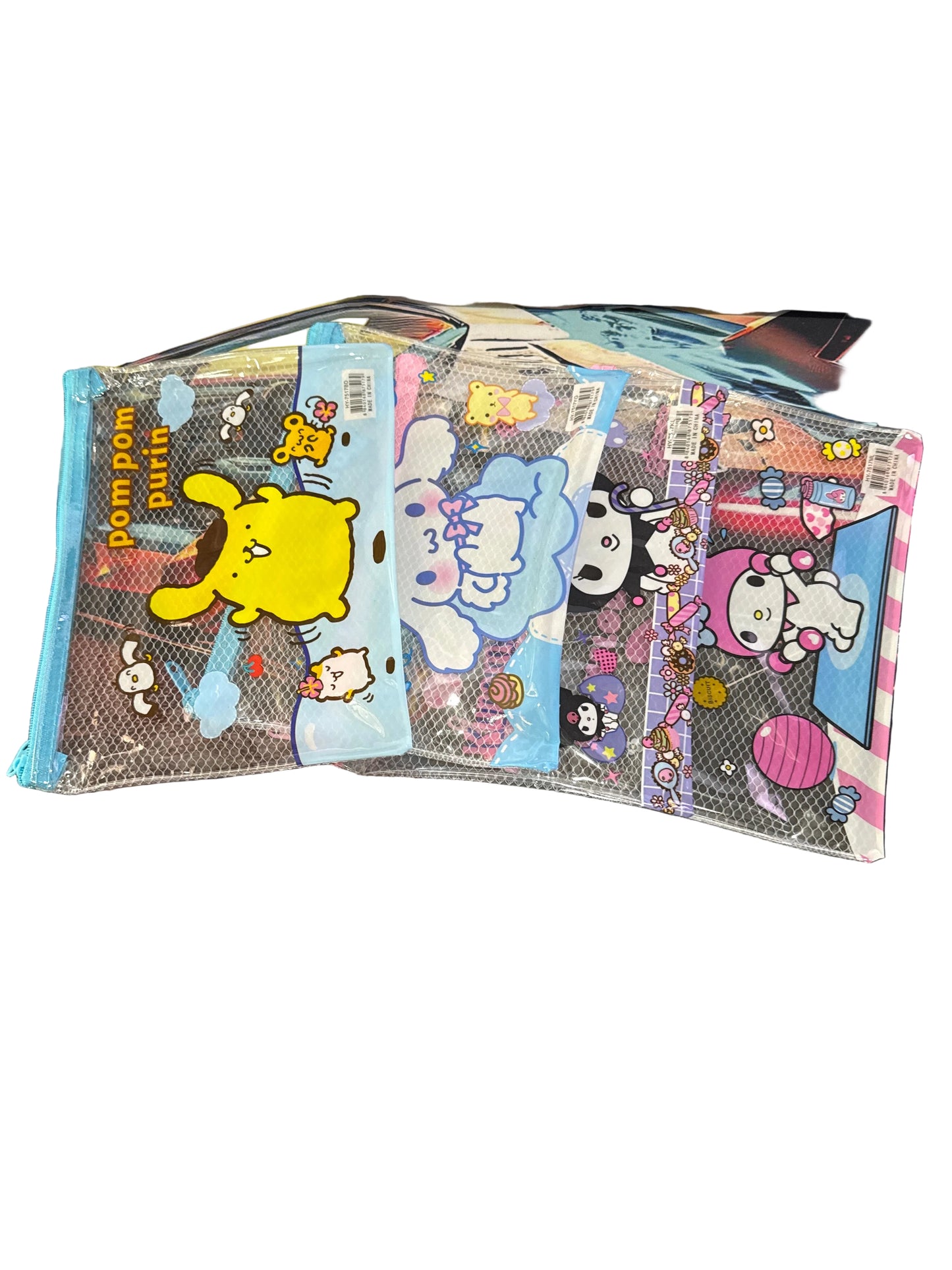 Estuche kuromi pvc transparente