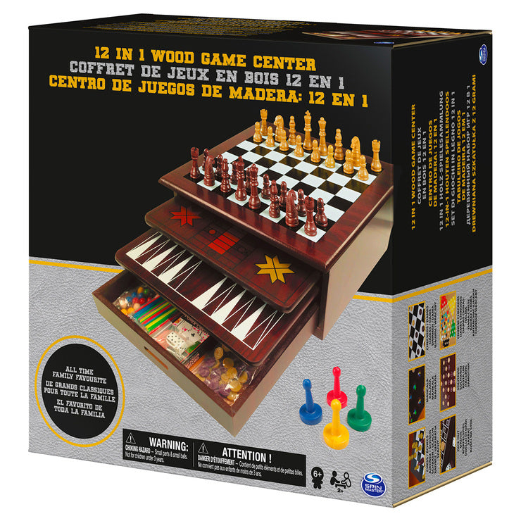 Juegos de Mesas de Madera, 15 en 1