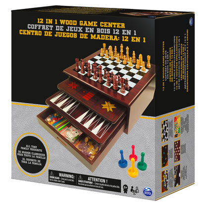 Juegos de Mesas de Madera, 15 en 1