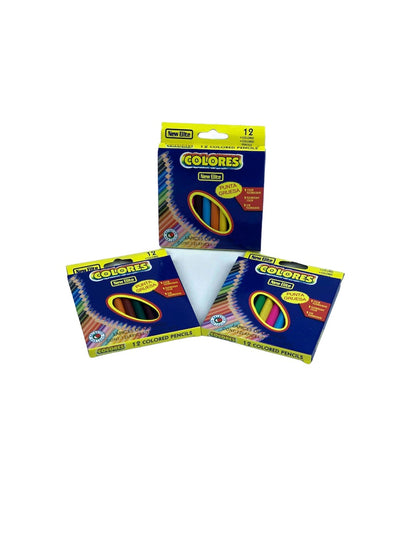 Lapiz de Color Corto Carton Economico