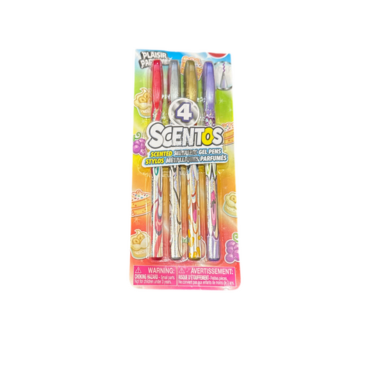 Set de Boligrafos Metalicos con Aroma(4unidades)