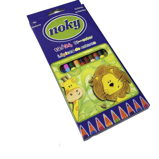 Caja de Colores Noky 12/24 Bicolor Ideas