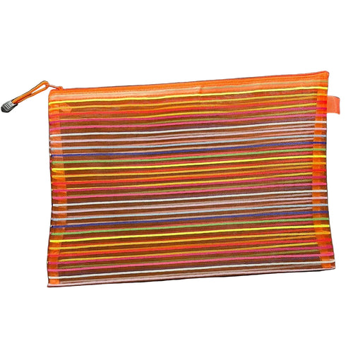 Bolsas Rayadas con Ziper