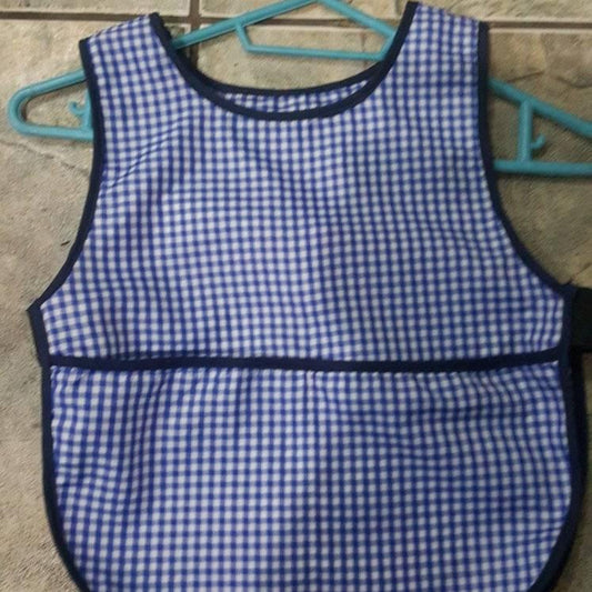 Delantal Gabacha  de Tela Niños kinder