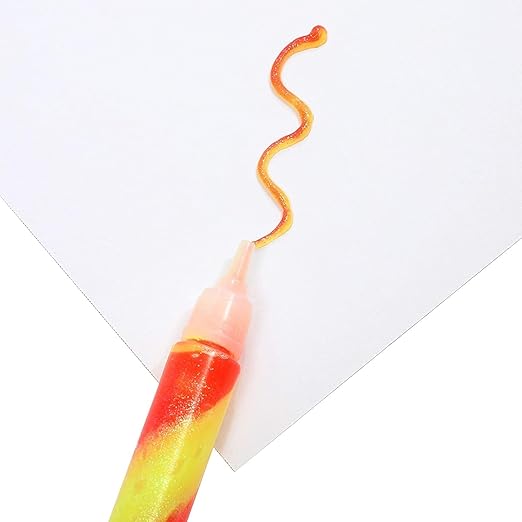 Silicon de Colores Arcoiris Tipo Boligrafo