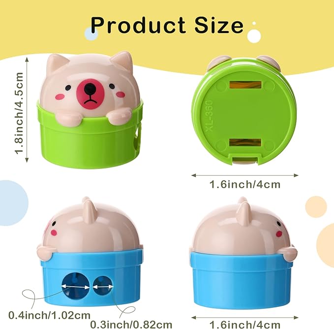 Sacapunta de animales y figuras 4D