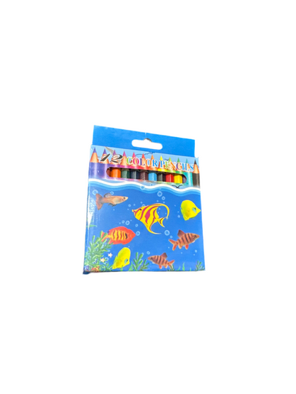 Lapiz de Color Corto Carton Economico