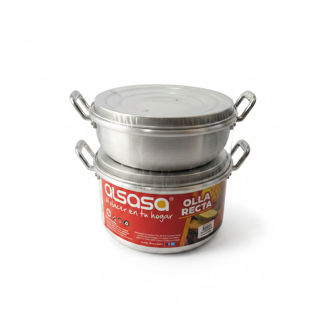 Set de Arrocera y Olla de aluminio 25cms