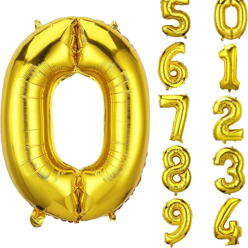 Numeros Inflables para Cumpleaños de 16" Pulgadas
