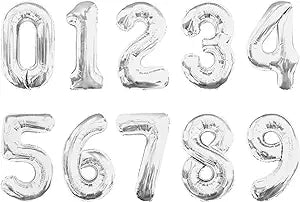 Numeros Inflables para Cumpleaños de 16" Pulgadas