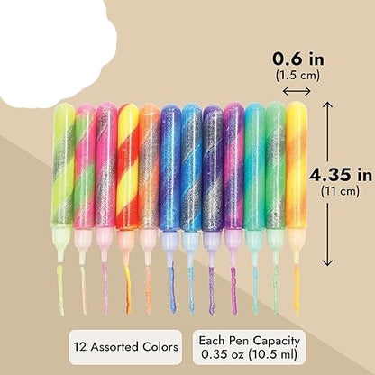 Silicon de Colores Arcoiris Tipo Boligrafo