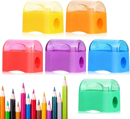 Sacapunta Plastica un Agujero con tapadera