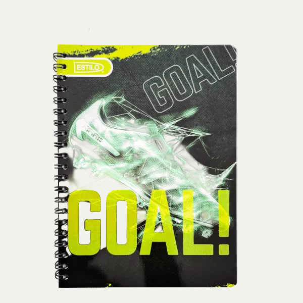 Cuaderno  Doble Anillo Estilo Futbol Ray