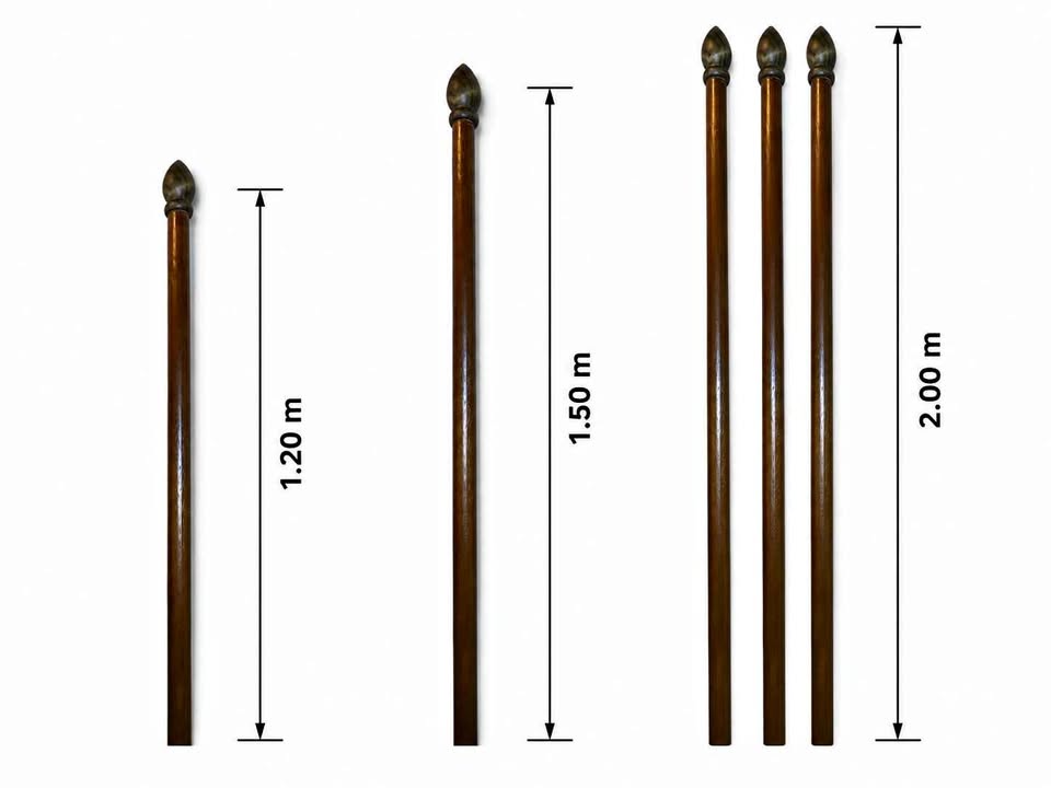 Astas de Banderas Madera