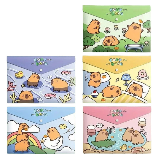 Folder con Cierre de Boton T/C  Figuras