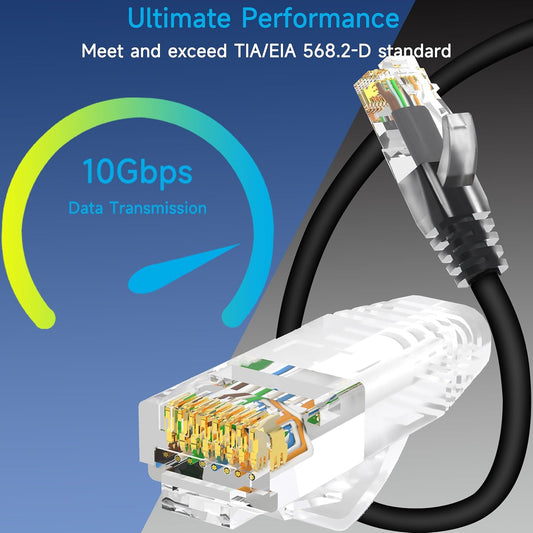 Cable de conexión Ethernet Cat6 de 6 pies
