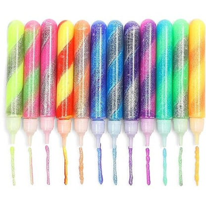 Silicon de Colores Arcoiris Tipo Boligrafo