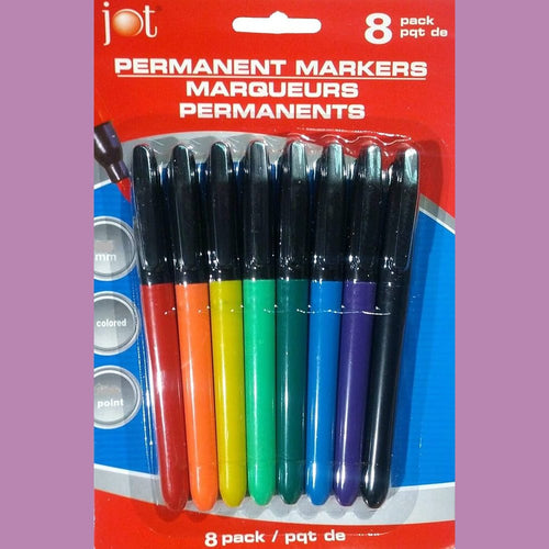 Set  de Plumones jot Permamentes (8unidades)