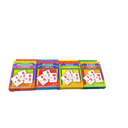 Tarjetas Flash Matematicas