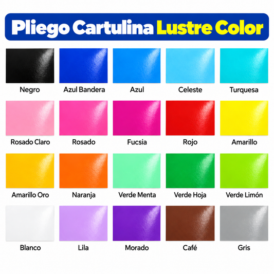 Cartulina Lustre  Especial