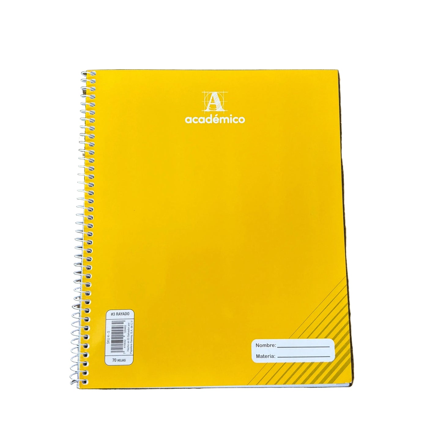 Cuaderno Anillo Sencillo #3 Color