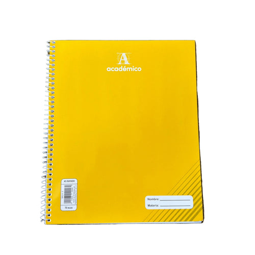 Cuaderno Anillo Sencillo #3 Color