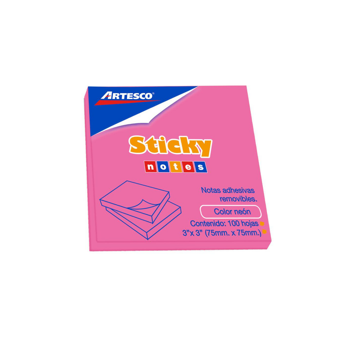 post it color  (100 hojas)