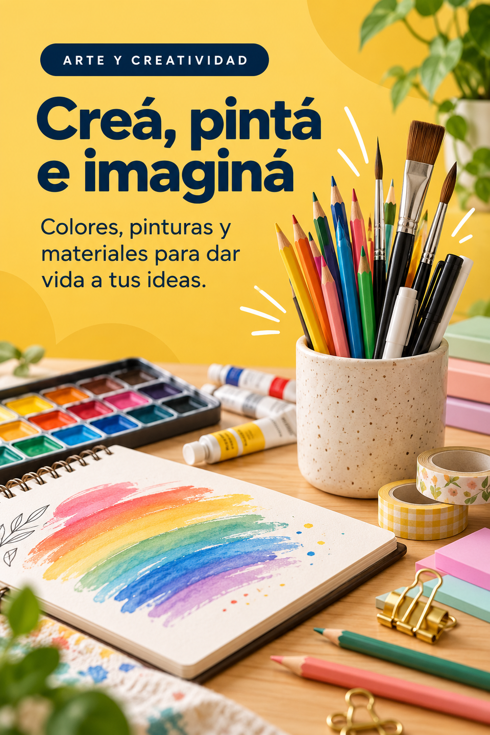 Arte y creatividad: creá, pintá e imaginá