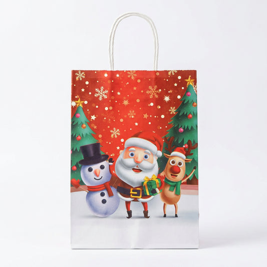 Bolsa de Papel Craft  Navidad 21x15cm