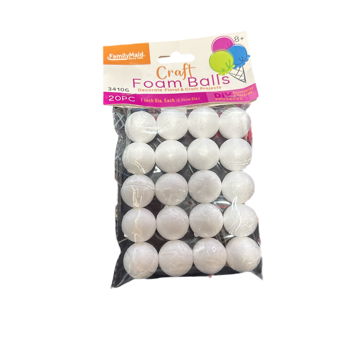 Bola de Durapax 2.5cm / 1" X( 20 Unidades)