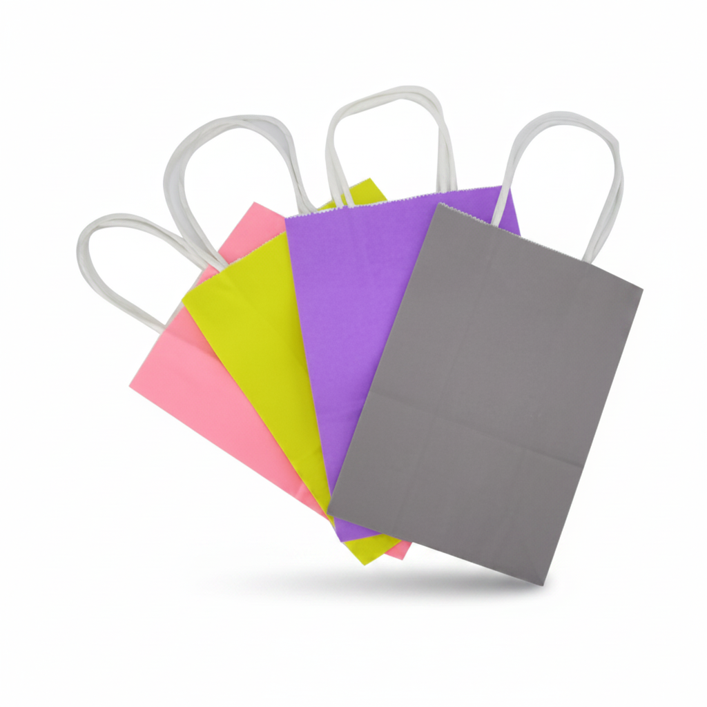 Bolsa de Papel Craft  Colores Para Regalo