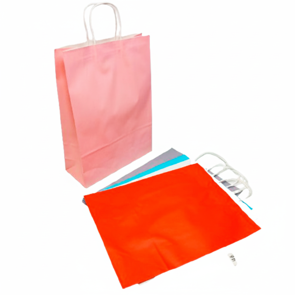 Bolsa de Papel Craft  Colores Para Regalo