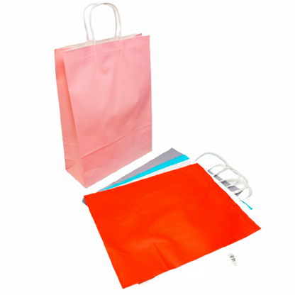 Bolsa de Papel Craft  Colores Para Regalo