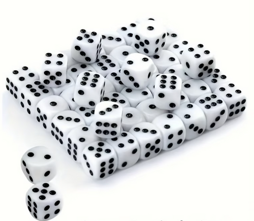 Dados Blancos Par 1.6cm