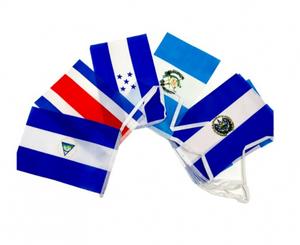 Banderin Centro America Bandera 20x28cm / 3.50 Metros