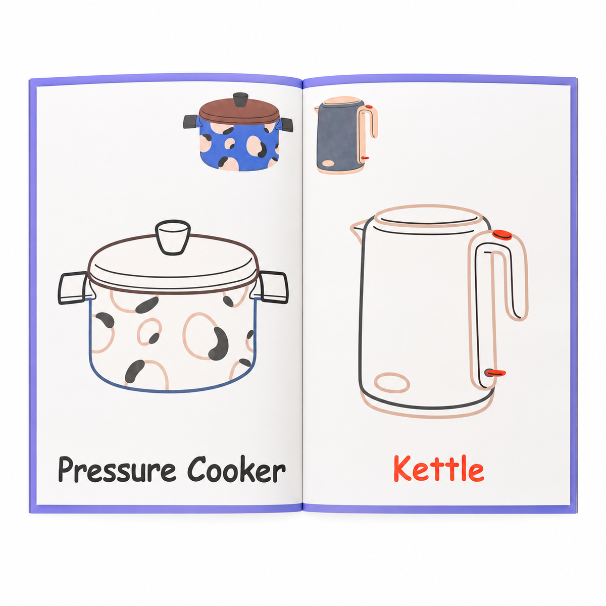 Libro de Coloreo Inglés 12 Páginas