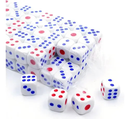 Dados Blancos Par 1.6cm