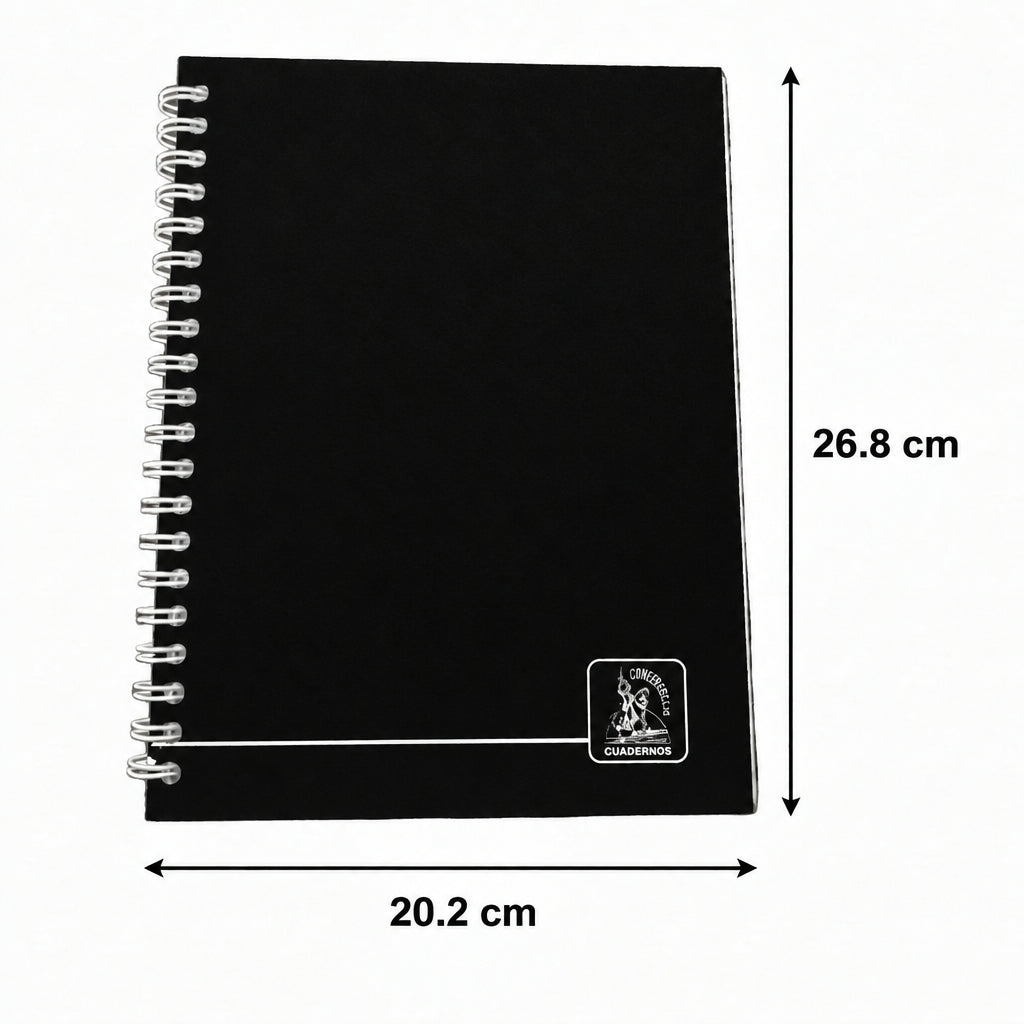 Cuaderno #1 pasta dura 5 materias, rayado, 180 hojas