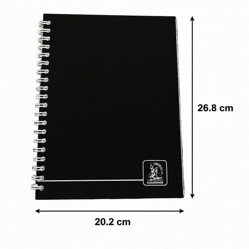 Cuaderno #1 pasta dura 5 materias, rayado, 180 hojas