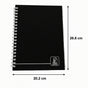 Cuaderno #1 pasta dura 5 materias, rayado, 180 hojas