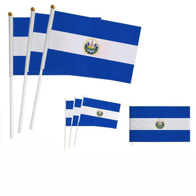 Bandera el Salvador Grande 30x45cm