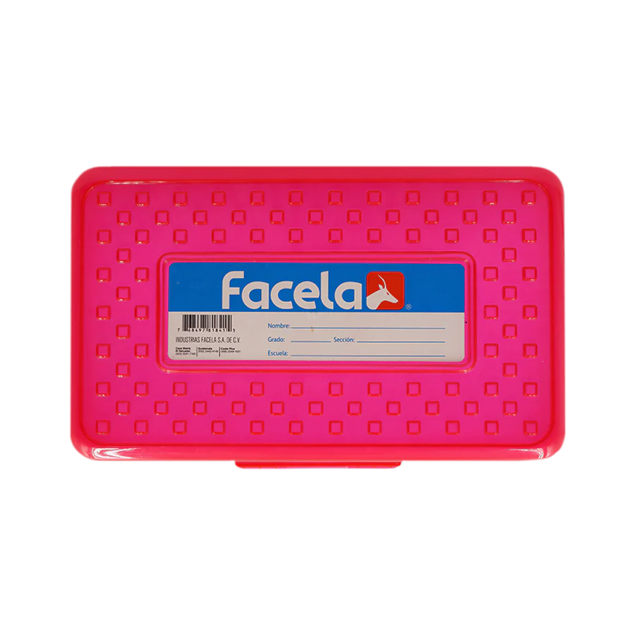 Estuche de Lapices Facela Plastico