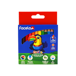 Lapiz de Color CORTO CARTON Facela