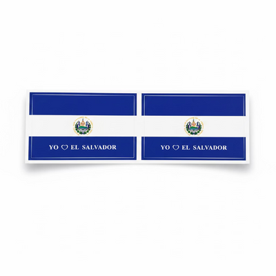 Sticker El Salvador 7x11 cm