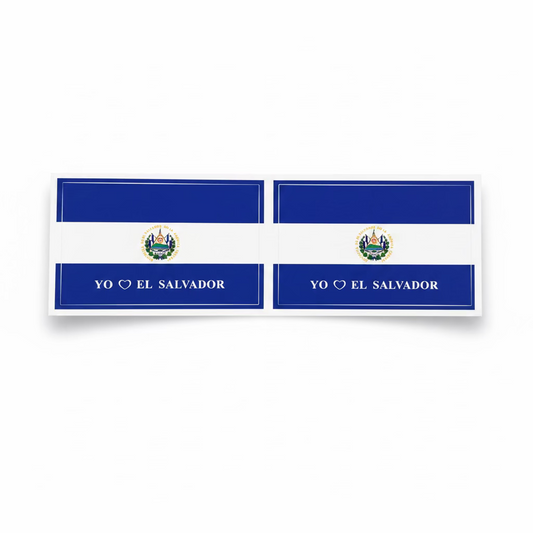 Sticker El Salvador 7x11 cm
