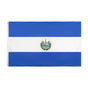 Bandera el Salvador Con Palo  Grande 40x60cm