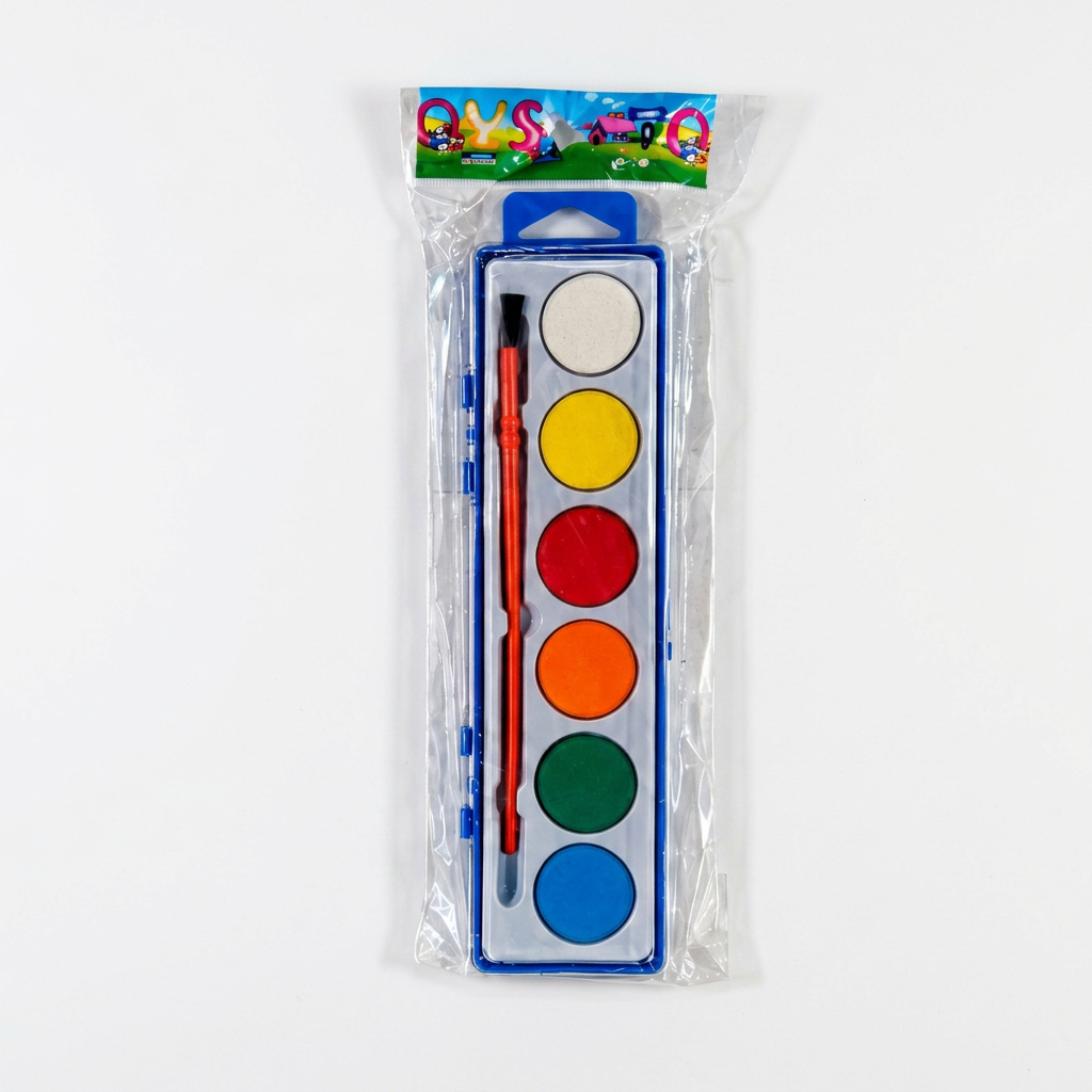 Acuarelas 6 Colores con Estuche y Pincel